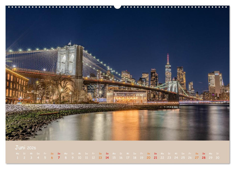 City Lights – New York im Fokus (CALVENDO Wandkalender 2026)