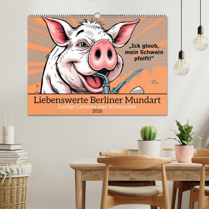 Liebenswerte Berliner Mundart (CALVENDO Wandkalender 2026)