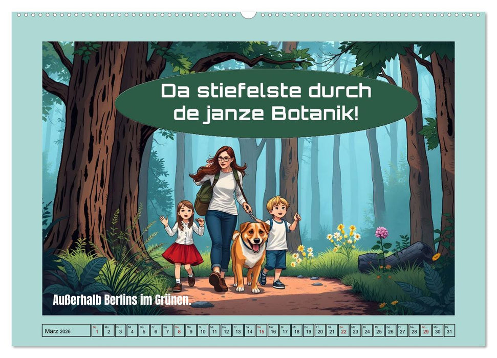 Liebenswerte Berliner Mundart (CALVENDO Wandkalender 2026)