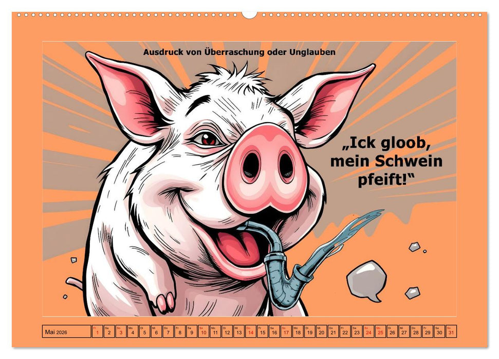 Liebenswerte Berliner Mundart (CALVENDO Wandkalender 2026)