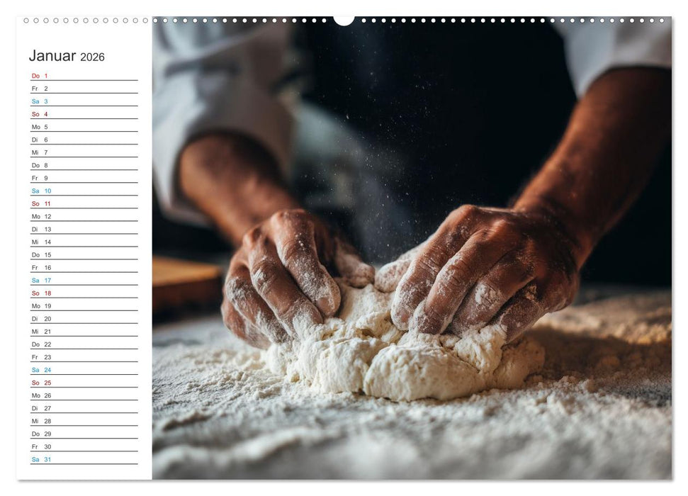 Mit Herz und Hand, Ich bin Bäcker (CALVENDO Wandkalender 2026)