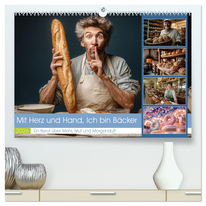 Mit Herz und Hand, Ich bin Bäcker (CALVENDO Premium Wandkalender 2026)