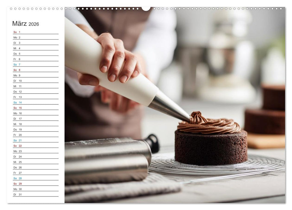 Mit Herz und Hand, Ich bin Bäcker (CALVENDO Premium Wandkalender 2026)