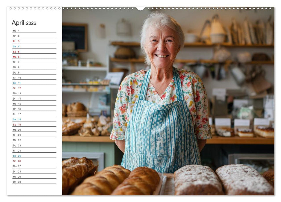 Mit Herz und Hand, Ich bin Bäcker (CALVENDO Premium Wandkalender 2026)