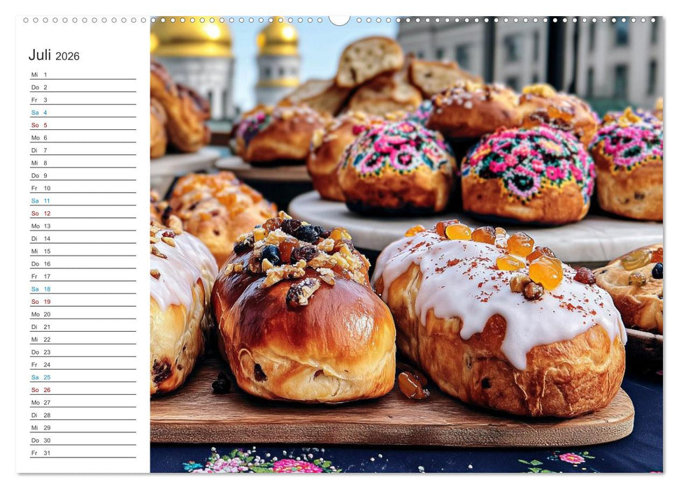 Mit Herz und Hand, Ich bin Bäcker (CALVENDO Premium Wandkalender 2026)
