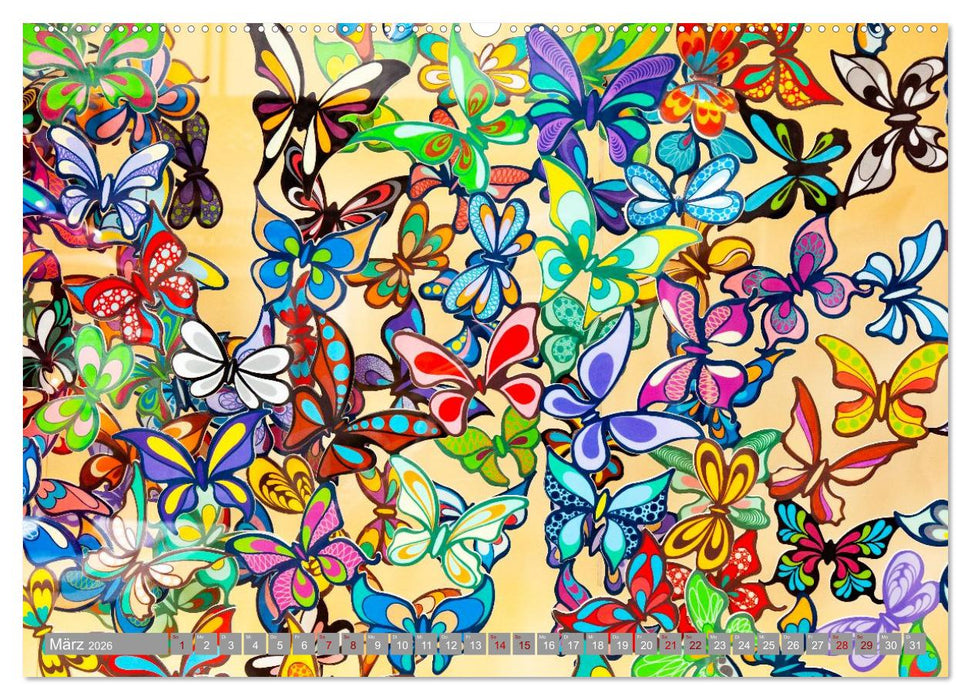 Farben Harmonie im Kontrast (CALVENDO Wandkalender 2026)