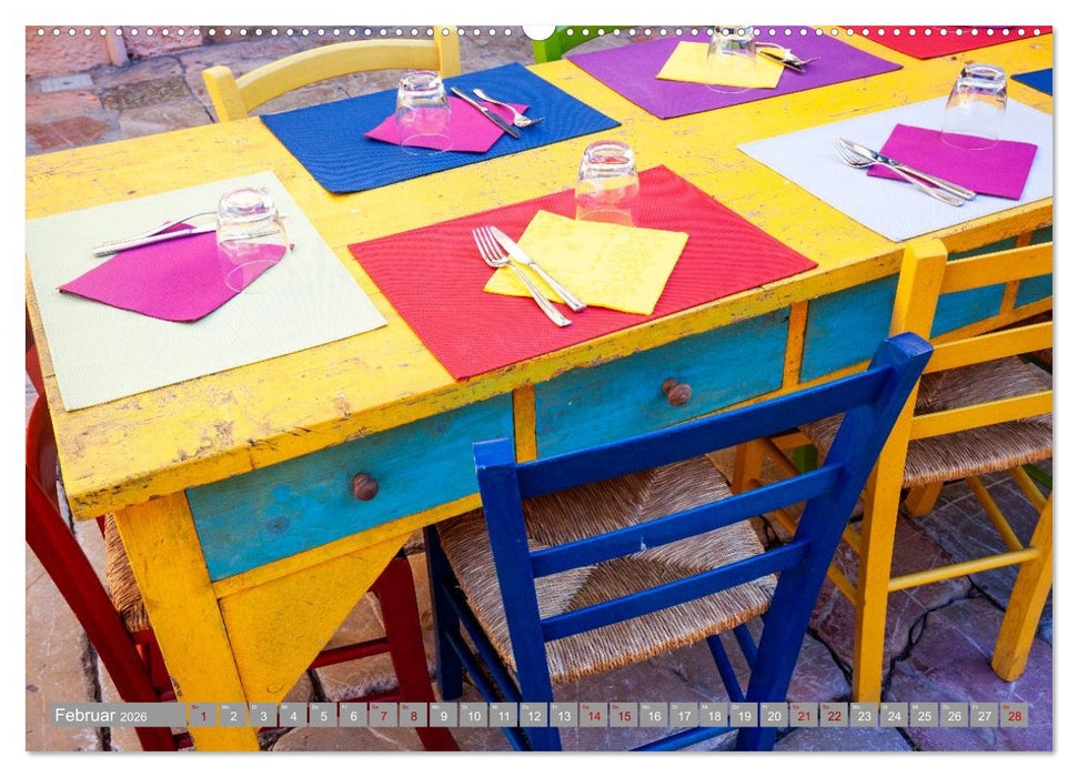 Farben Harmonie im Kontrast (CALVENDO Premium Wandkalender 2026)