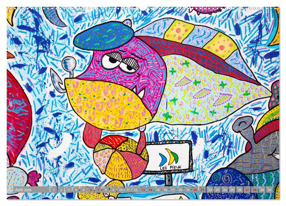 Farben Harmonie im Kontrast (CALVENDO Premium Wandkalender 2026)