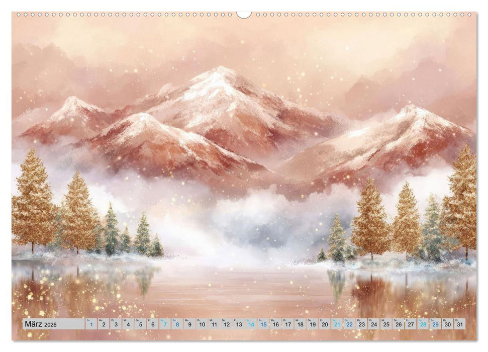 Farbige Bergwelten (CALVENDO Wandkalender 2026)