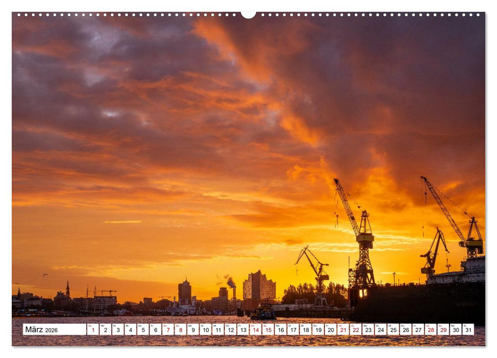 Urbane Impressionen: Hansestadt Hamburg - Tor zur Welt (CALVENDO Premium Wandkalender 2026)