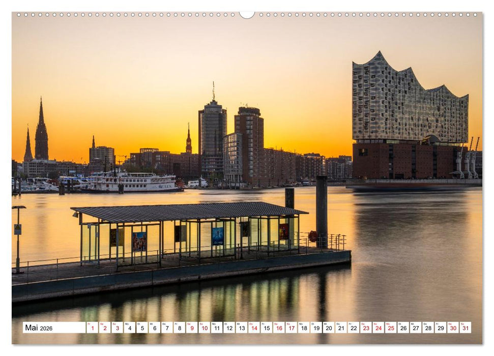 Urbane Impressionen: Hansestadt Hamburg - Tor zur Welt (CALVENDO Premium Wandkalender 2026)