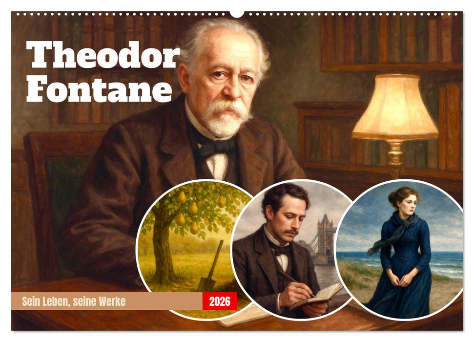 Theodor Fontane (CALVENDO Wandkalender 2026)