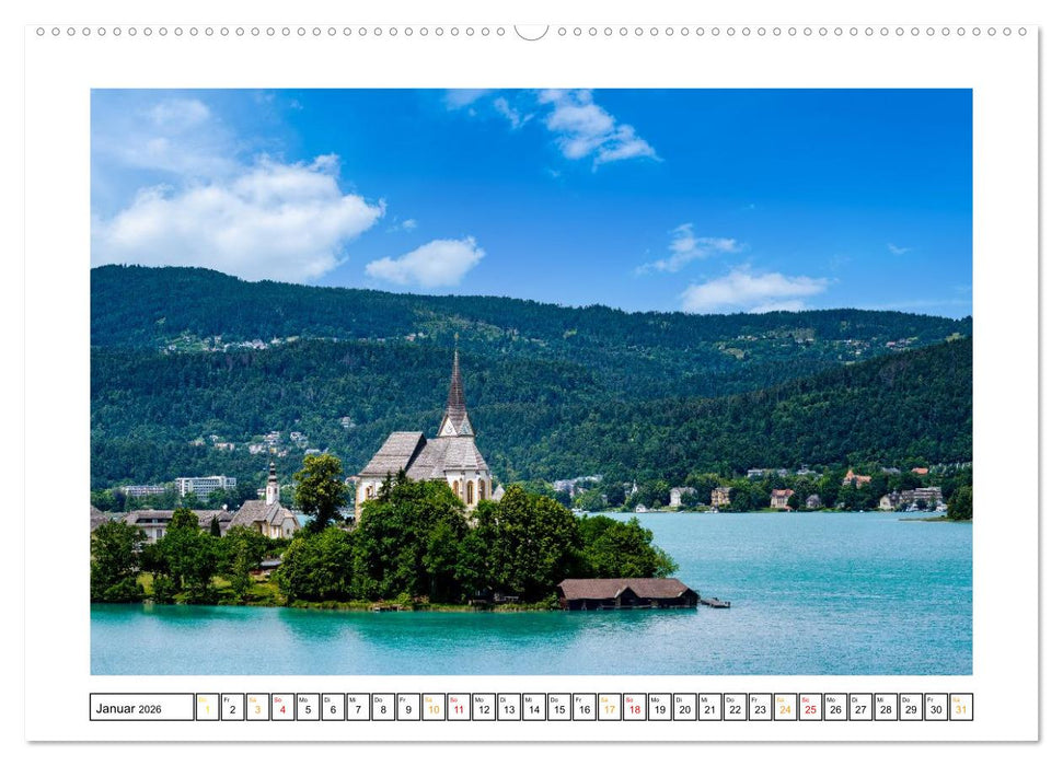 Rund um den Wörthersee in Österreich (CALVENDO Premium Wandkalender 2026)