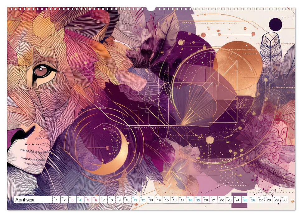 Bohemian Tierzauber (CALVENDO Premium Wandkalender 2026)