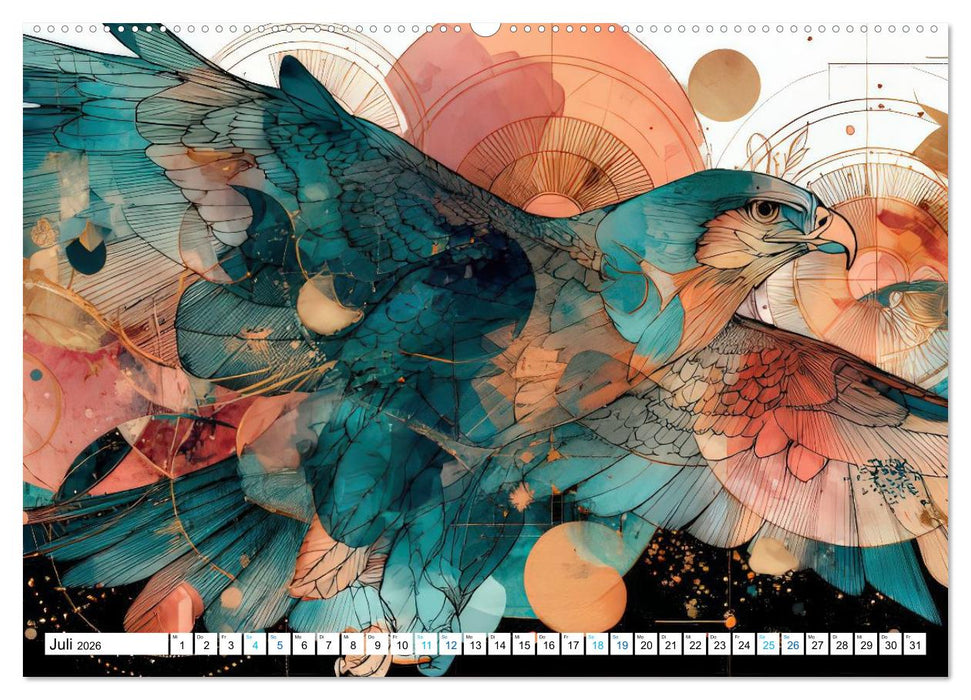 Bohemian Tierzauber (CALVENDO Premium Wandkalender 2026)