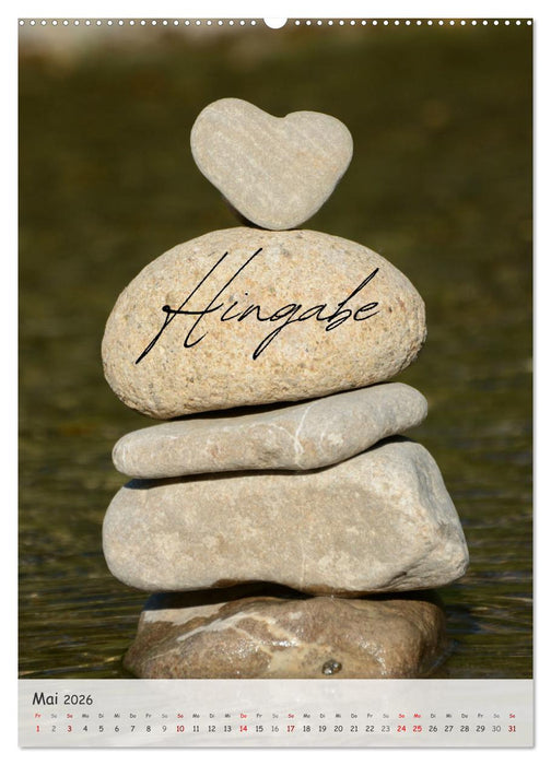 12 Worte für Liebe (CALVENDO Wandkalender 2026)