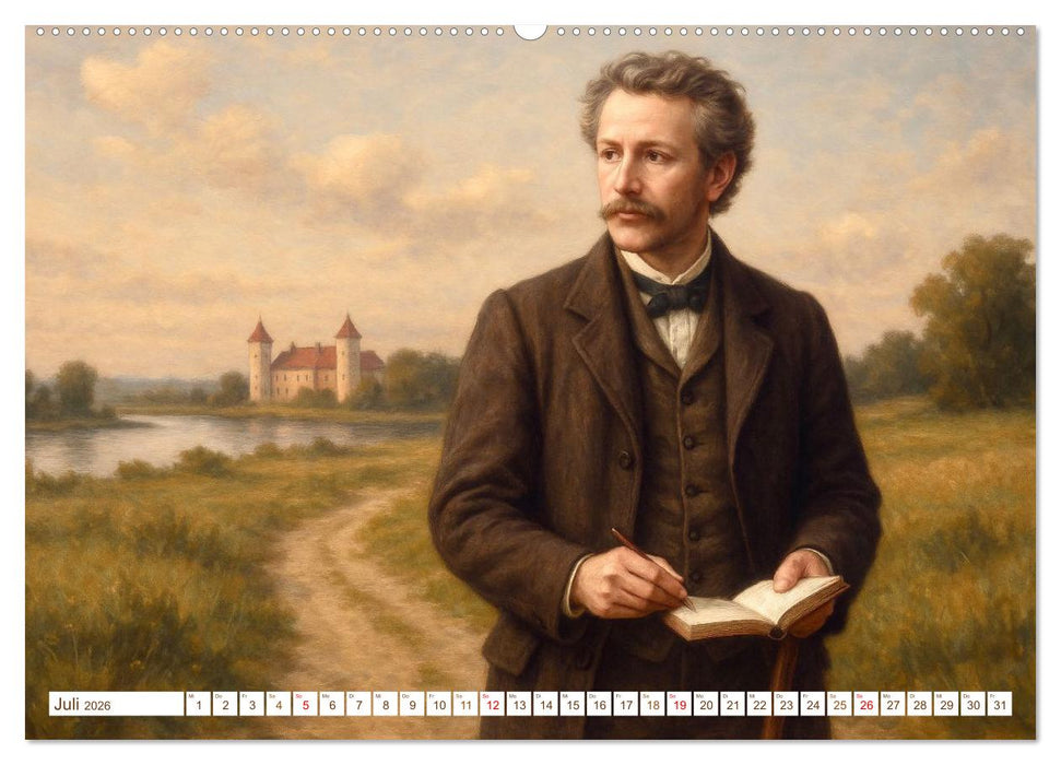 Theodor Fontane (CALVENDO Premium Wandkalender 2026)