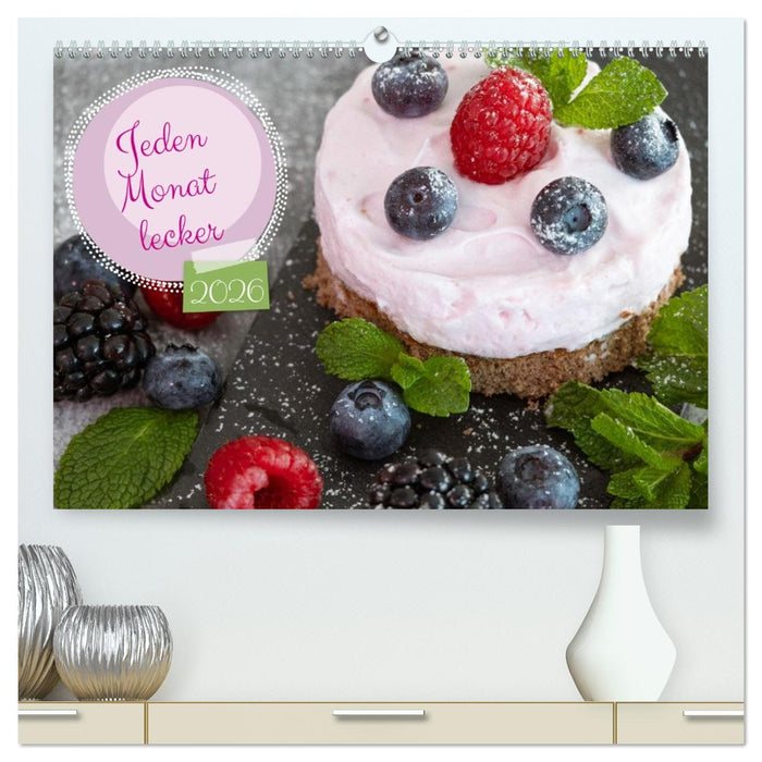Jeden Monat lecker (CALVENDO Premium Wandkalender 2026)
