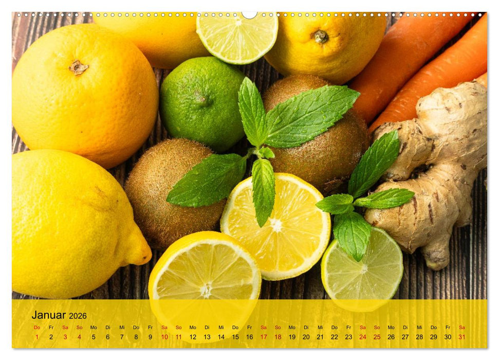 Jeden Monat lecker (CALVENDO Premium Wandkalender 2026)