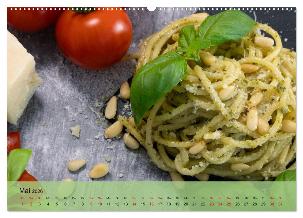 Jeden Monat lecker (CALVENDO Premium Wandkalender 2026)