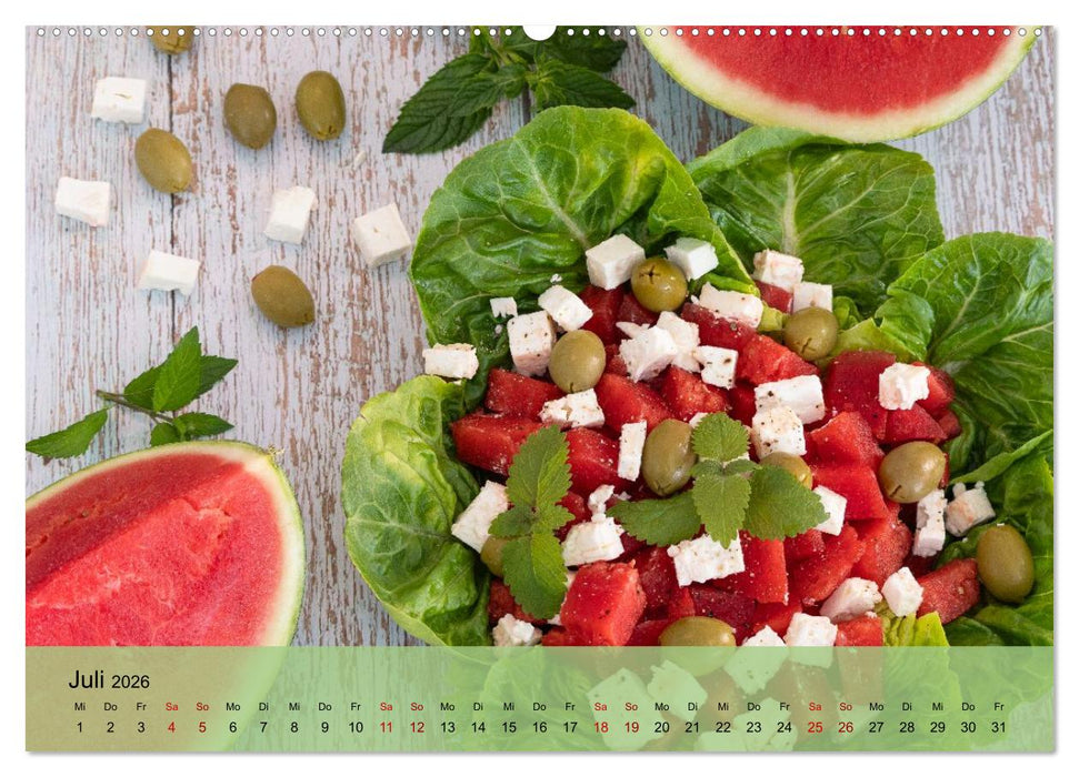 Jeden Monat lecker (CALVENDO Premium Wandkalender 2026)