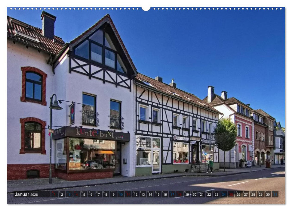 Stadtansichten Overath - Die charmante Stadt an Agger und Sülz (CALVENDO Premium Wandkalender 2026)