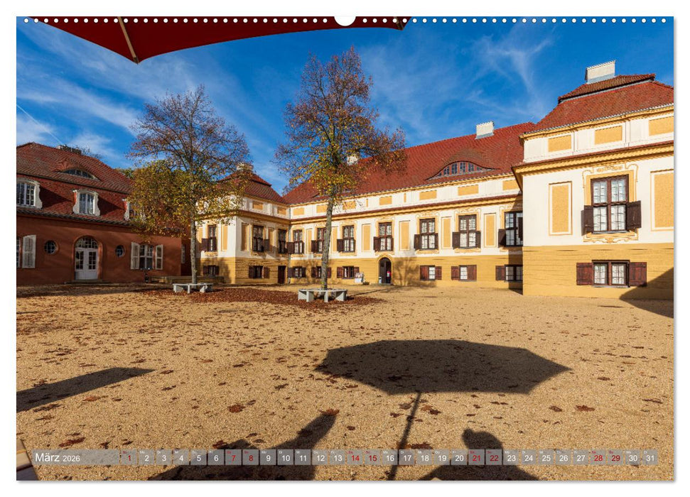 Schlösser und Gärten in Brandenburg (CALVENDO Wandkalender 2026)