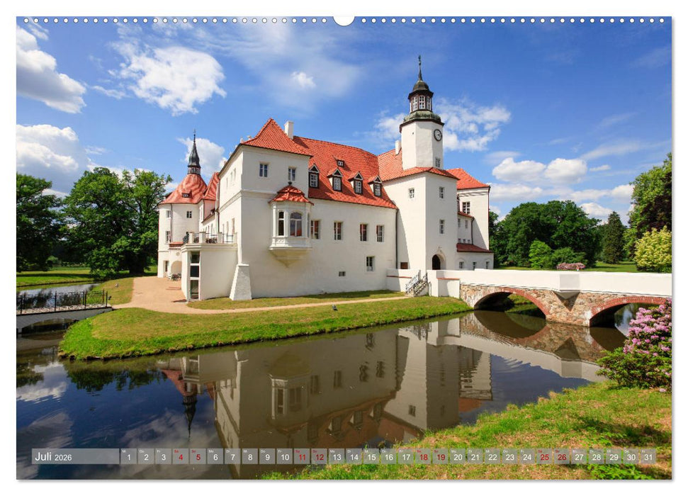 Schlösser und Gärten in Brandenburg (CALVENDO Premium Wandkalender 2026)