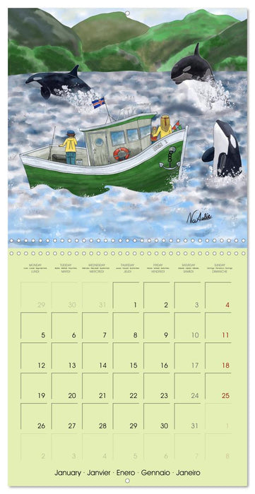 Enchanted Ocean World (CALVENDO Monthly Calendar 2026)