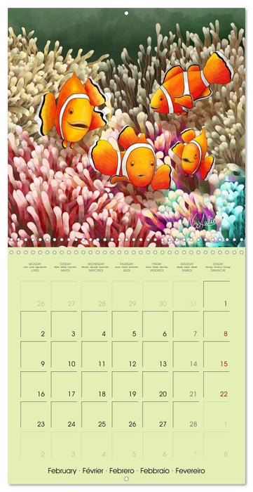 Enchanted Ocean World (CALVENDO Monthly Calendar 2026)