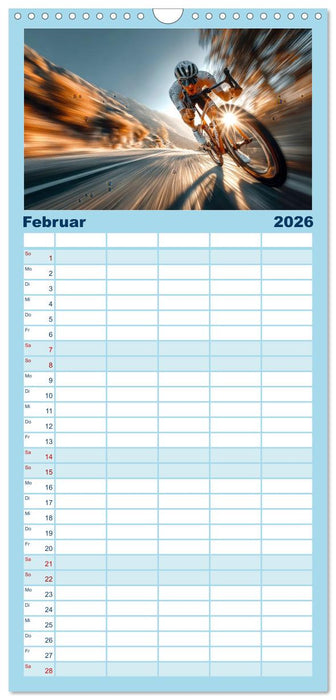 Triathlon - Grenzen verschieben (CALVENDO Familienplaner 2026)