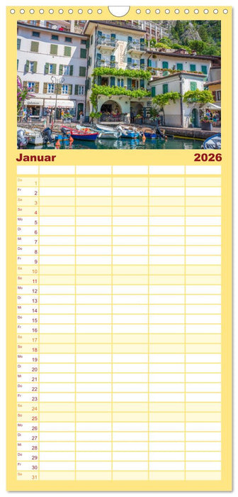 Limone sul Garda - Traumhaftes Städtchen am Gardasee (CALVENDO Familienplaner 2026)