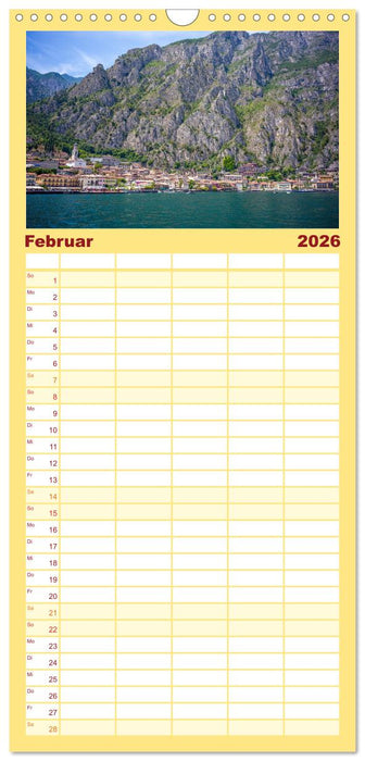 Limone sul Garda - Traumhaftes Städtchen am Gardasee (CALVENDO Familienplaner 2026)