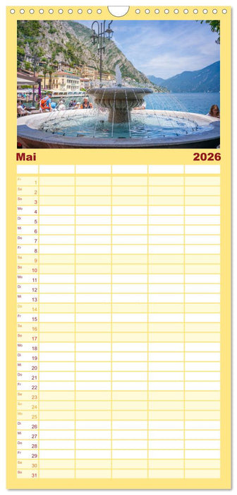 Limone sul Garda - Traumhaftes Städtchen am Gardasee (CALVENDO Familienplaner 2026)