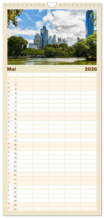 Sehnsuchtsland Thailand (CALVENDO Familienplaner 2026)