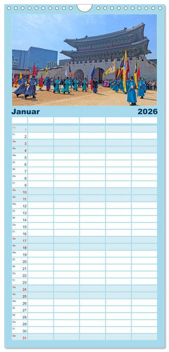 Seoul - Stadt der Kontraste (CALVENDO Familienplaner 2026)