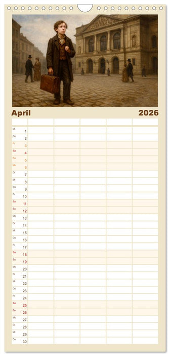 Hans Christian Andersen. Sein Leben, seine Werke (CALVENDO Familienplaner 2026)