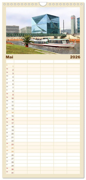 In Berlins Mitte (CALVENDO Familienplaner 2026)