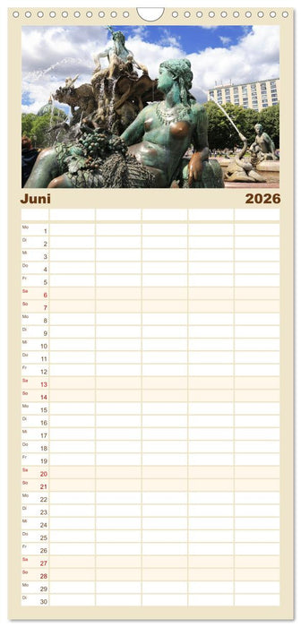 In Berlins Mitte (CALVENDO Familienplaner 2026)