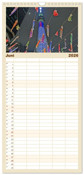 Japan entdecken Tokio, Osaka & mehr (CALVENDO Familienplaner 2026)