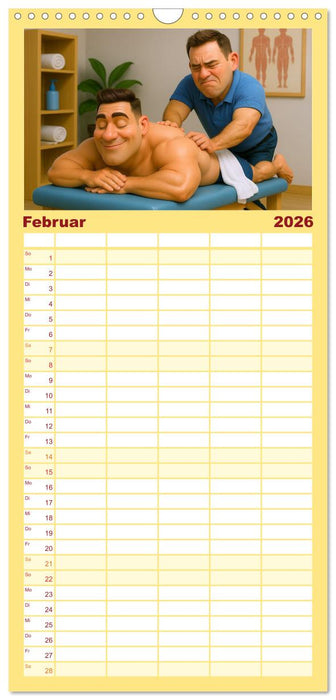 Meine Familie, Kraftsport und ich (CALVENDO Familienplaner 2026)