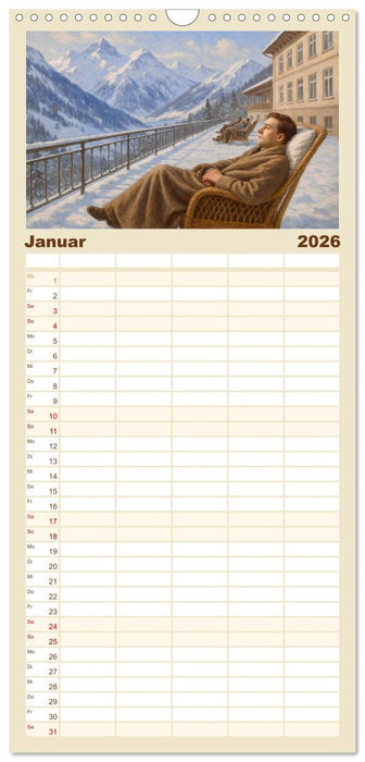 Thomas Mann. Sein Leben, seine Werke (CALVENDO Familienplaner 2026)