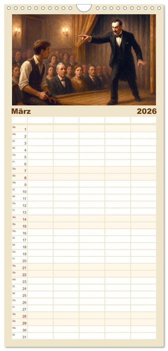 Thomas Mann. Sein Leben, seine Werke (CALVENDO Familienplaner 2026)