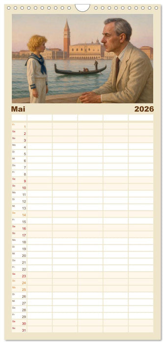 Thomas Mann. Sein Leben, seine Werke (CALVENDO Familienplaner 2026)