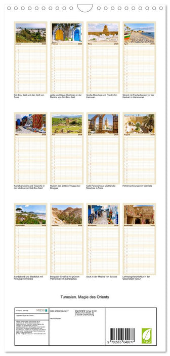 Tunesien. Magie des Orients (CALVENDO Familienplaner 2026)