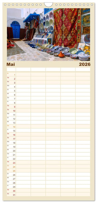 Tunesien. Magie des Orients (CALVENDO Familienplaner 2026)