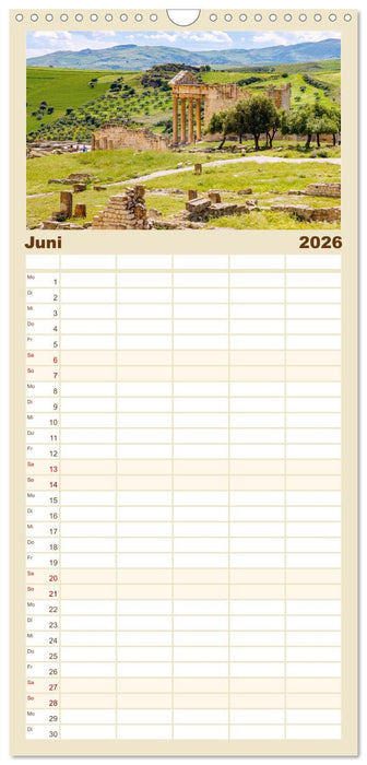 Tunesien. Magie des Orients (CALVENDO Familienplaner 2026)