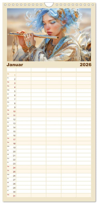 Eine Liebe zur Musik - Musikanten (CALVENDO Familienplaner 2026)