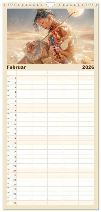 Eine Liebe zur Musik - Musikanten (CALVENDO Familienplaner 2026)