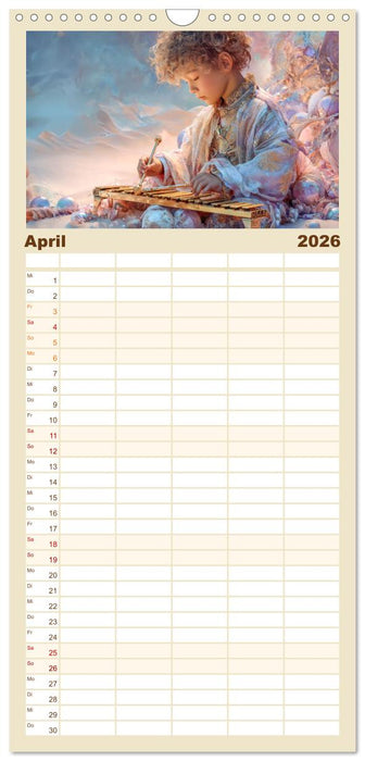 Eine Liebe zur Musik - Musikanten (CALVENDO Familienplaner 2026)